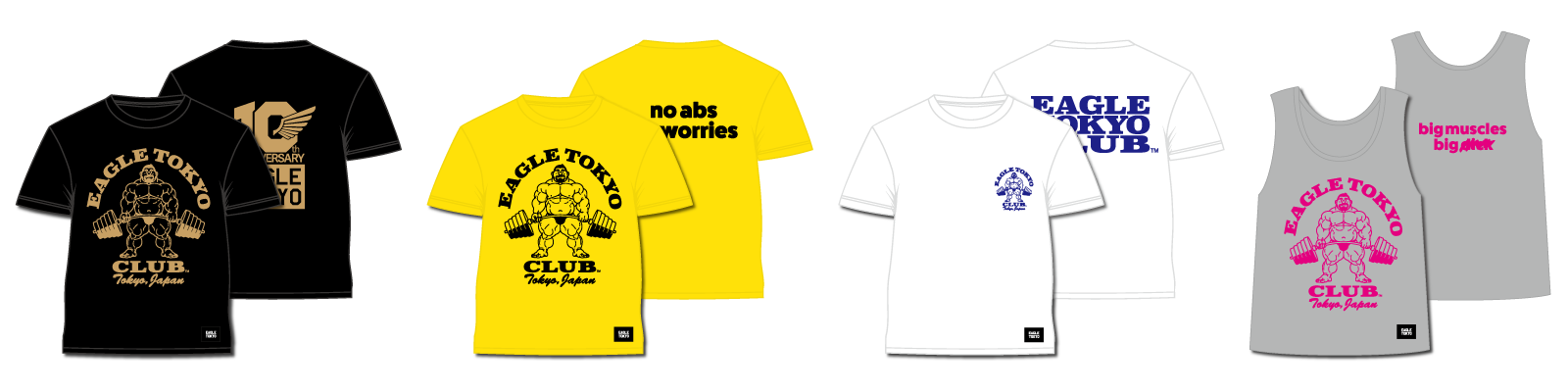 EAGLE TOKYO CLUB wear and goods